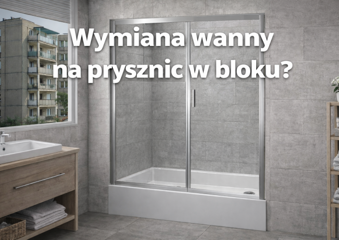 Nowoczesna łazienka z prysznicem