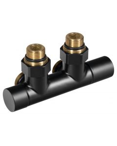 R-START zestaw przyłączeniowy zaworów do centralnego przyłączenia, czarny mat SR230B