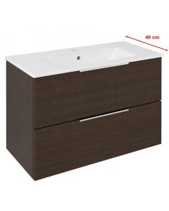 CIRASA szafka pod umywalkę 78x54x39cm, sosna rustykalna CR792-1616