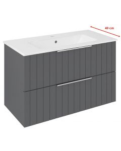 CIRASA STRIP szafka pod umywalkę 78x54x39cm, carina CR792-4141S