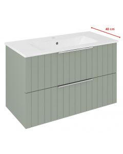 CIRASA STRIP szafka pod umywalkę 78x54x39cm, verde CR792-4444S