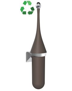 ECOLORED wisząca szczotka do WC, ABS, Soft Touch, brąz A65801DB