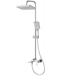 FLERY zestaw prysznicowy z baterią dźwigniową, chrom FY690