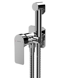 PAX bateria bidetowa podtynkowa ze słuchawką i wężem, chrom XA13
