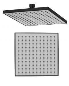 Deszczownia, 200x200mm, ABS/czarny mat SC164B