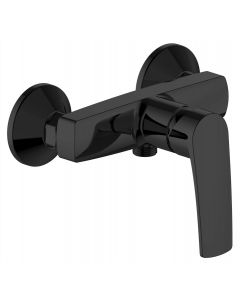 KORANA bateria prysznicowa ścienna, czarny mat 10221101B