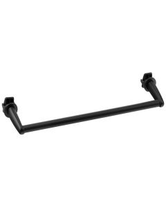 Wieszak na ręczniki na grzejnik, 36cm prosty, czarny mat IDR-40B