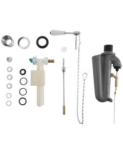 THE NEW YORKER mechanizm spłukujący z łańcuszkiem, chrom 759290