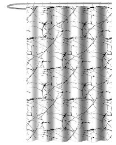 Zasłona prysznicowa 180x180cm, polyester, marmur ZV041