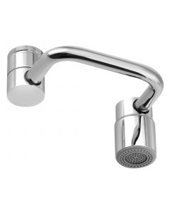 Obrotowa nasadka (perlator) na baterię wodną, gwint zewnętrzny M24x1, gwint wewnętrzny M22x1, chrom 3358.01