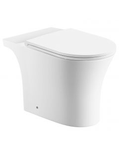 VITO miska kompaktu WC, Rimless, 61x35,5cm, odpływ dolny/tylny, biały PB105-111