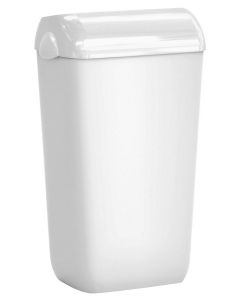 COLORED ścienny kosz na śmieci z pokrywą, 23l, ABS, biały A74201-1