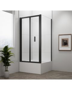 DEEP BLACK kabina prysznicowa 1000x750mm wariant L/P,szkło czyste MD1910B-01