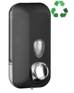 ECOLORED dozownik mydła płynnego 550ml, ABS, Soft Touch, czarny mat A71401VB