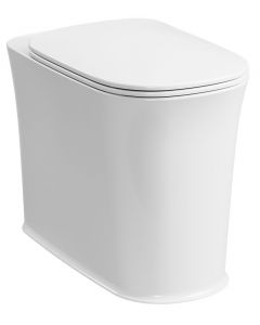 THE NEW YORKER misa WC do wysokiego zbiornika, 36,5x60cm, odpływ poziomy/pionowy, biały 561801-1