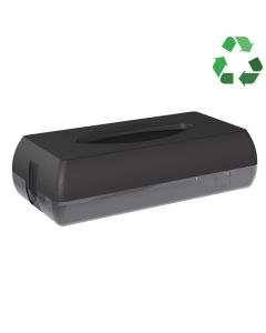 ECOLORED dozownik ręczników papierowych, 27x13x7cm, ABS, Soft Touch, czarny mat A68700VB