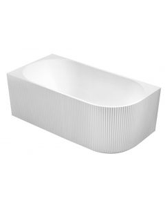 TIBERA STRIP L narożna wanna stojąca, 170x80cm, biały E1026G
