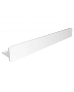 ABELINE półka Rockstone z relingiem 600mm, biały mat AB604-0101