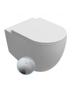 INFINITY miska WC wisząca, Vortex Rimless, 36,5x53cm, biały 10NF02003