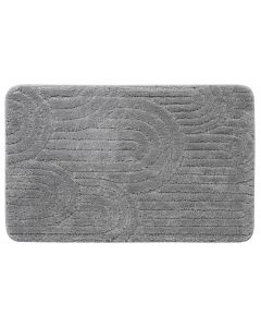 RIST dywanik łazienkowy, 50x80cm, 100% polyester, antypoślizgowa, szary NI8593
