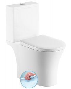 VITO kompakt WC, Rimless, odpływ poziomy/pionowy, biały PB105WR