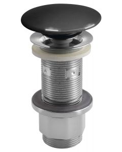 Korek umywalkowy 5/4'', klik-klak, betonowy grzybek, 10-80mm, antracyt półpołysk AS916