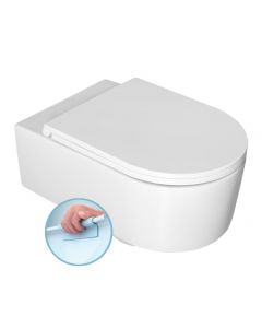 SISTEMA A miska WC wisząca, Rimless, 36x53,5cm, biały 10SL02001