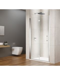 LORO drzwi prysznicowe składane 1000mm, szkło czyste GN4510