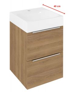 EMONA szafka umywalkowa 39,4x55x39cm, dąb cuneo EM040-2525