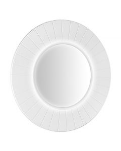 LUMIRO STRIP okrągłe lustro z oświetleniem LED w ramie średnica 75cm, biały mat LR750-3131S