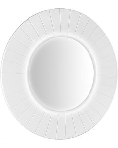 LUMIRO STRIP okrągłe lustro z oświetleniem LED w ramie średnica 90cm, biały mat LR950-3131S