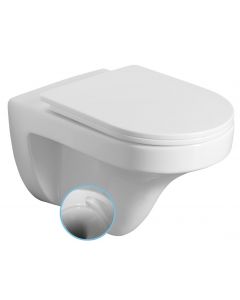 DENICA WC misa wisząca, Vortex Rimless, 36x52cm, biały PS8512