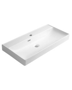 PARLA umywalka ceramiczna 80x38cm, biały 9980