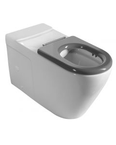 MEDIC RIMLESS misa do kompaktu WC, odpływ poziomy/pionowy, biały MC102-111