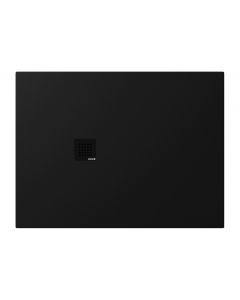 TRENECA brodzik kompozytowy z możliwością docinania 120x90cm, czarny mat 84307.21
