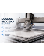 Usługa docięcia brodzika na wymiar