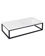 SKA konsola pod umywalkę/blat, 100x22x51cm, czarny mat SKA810