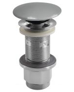 Korek umywalkowy 5/4'', klik-klak, betonowy grzybek, 10-80mm, szary półpołysk AS917