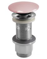 Korek umywalkowy 5/4'', klik-klak, betonowy grzybek, 10-80mm, różowy półpołysk AS921