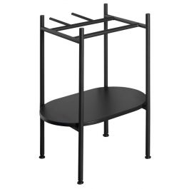 PUNO konsola pod umywalkę 400x820x360mm, czarny SKA570-2