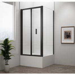 DEEP BLACK kabina prysznicowa 1000x750mm wariant L/P,szkło czyste MD1910B-01