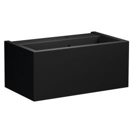 KANAAL umywalka ceramiczna 80x46,5cm, czarny mat 574131