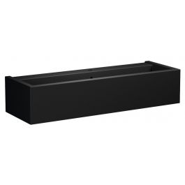 KANAAL umywalka ceramiczna 120x40cm, czarny mat 574231