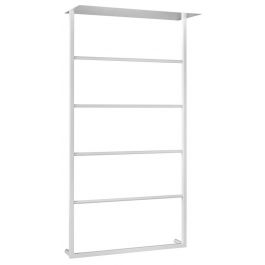 SKA ścienny wieszak na ręczniki z półką 604x1184x252mm, biały mat SKA712