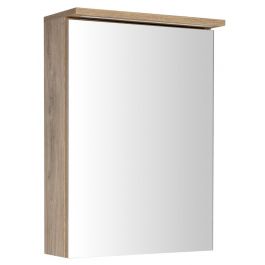 KAWA STRIP szafka z lustrem, oświetlenie LED 50x70x22cm, dąb emporio WGL35S