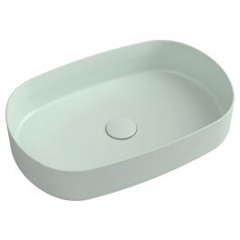 INFINITY OVAL umywalka ceramiczna nablatowa 55x36 cm, Mint 10NF65055-2T